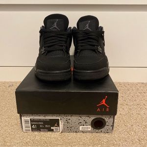 Black Cat Jordan 4s